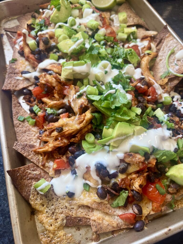 Loaded turkey Nachos