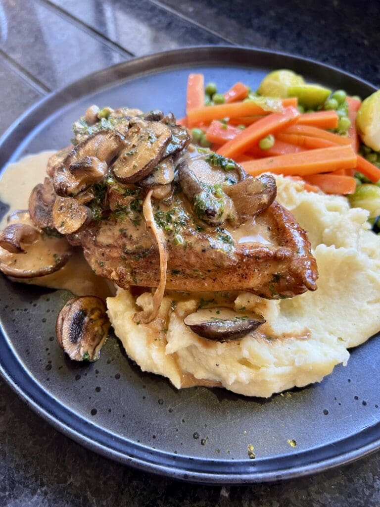 Chicken Deluxe with Wild Mushroom Sauce